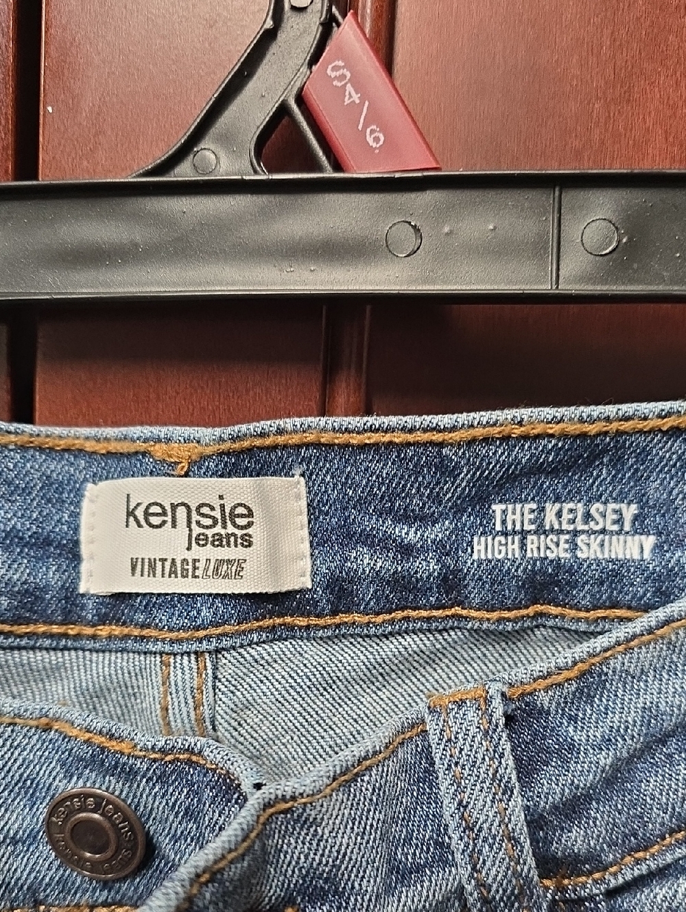 NWT. Kensie Medium Light Blue Ankle Skinny Jeans Size 12/31 - Picture 4 of 8